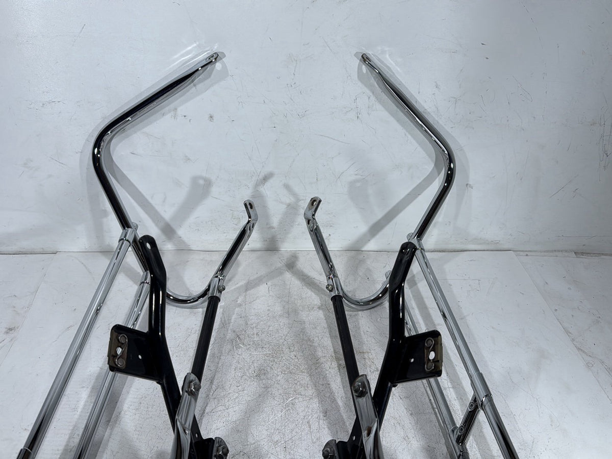2012 Harley Electra Touring Ultra OEM Rear Left Right Saddlebag Guard Rails Bar