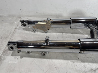 1996 Harley Road King Touring Police FLHPI OEM Front Triple Tree Set & LH RH Fork Legs Sliders
