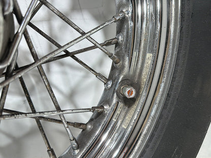 2005 Harley Sportster 1200 Roadster XL1200R OEM Front Rear Wheel Rim Tire Spoked