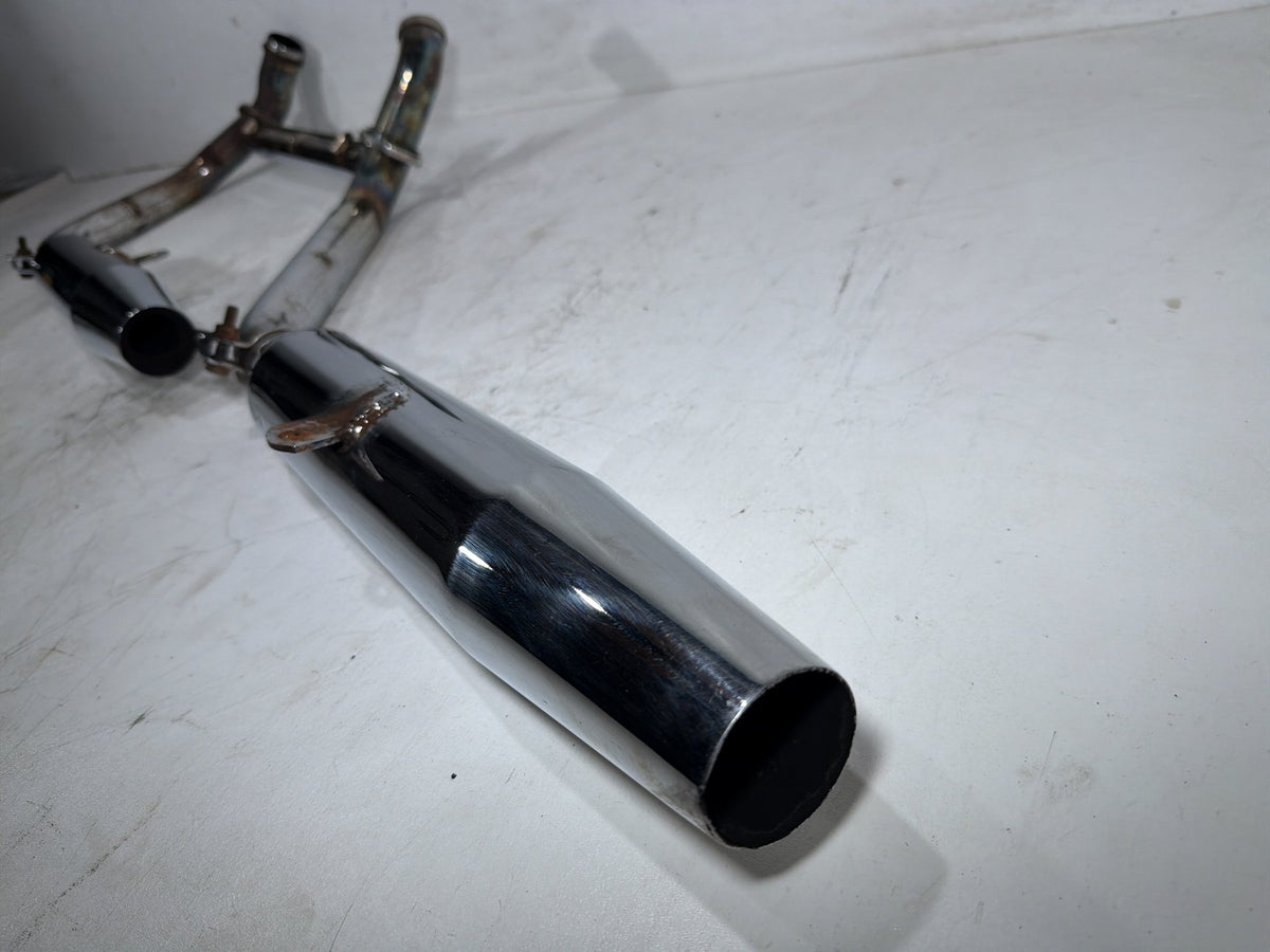 1991 Harley Sportster 883 Deluxe XLH883 OEM Exhaust Header Pipes Muffler
