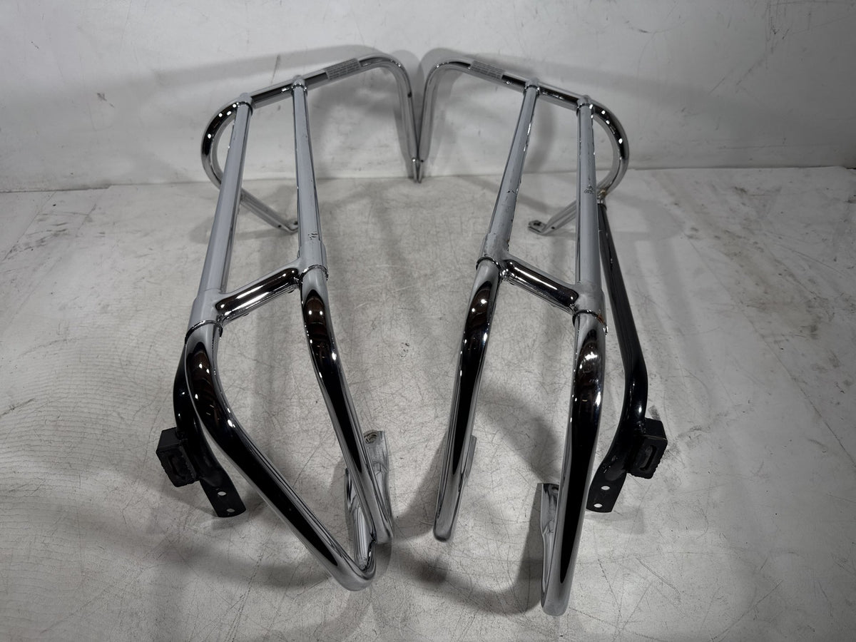 1995 Harley Electra Glide Touring FLHT Rear Left Right Saddlebag Guard Rails Bar