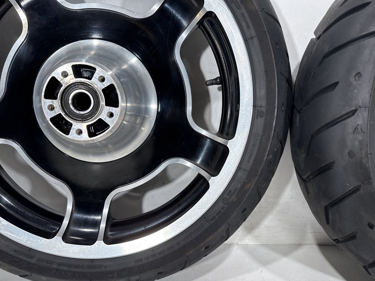 2012 Harley Street Glide Touring FLHX OEM Front & Rear Wheel Rim Tire 17" 16"