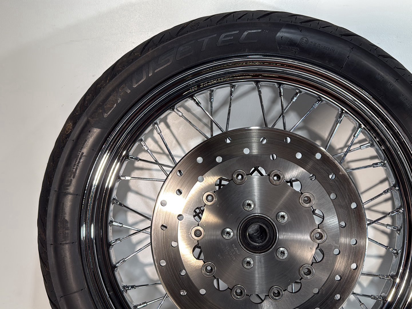 2007 - 2017 Harley-Davidson Dyna Super Glide Custom Front Rear Wheel Rim Tire Spoked 43105-06 , 40979-06