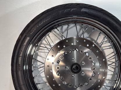 2007 - 2017 Harley-Davidson Dyna Super Glide Custom Front Rear Wheel Rim Tire Spoked 43105-06 , 40979-06