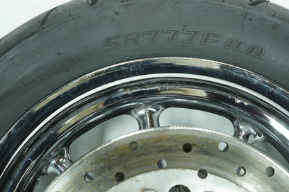 2007 - 2012 Harley-Davidson Touring CVO Electra Screamin Eagle Front Wheel Rim Tire 130/90B16