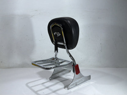 2011 Harley Heritage Softail Classic OEM Rear Sissy Bar w/ Backrest Cushion Pad