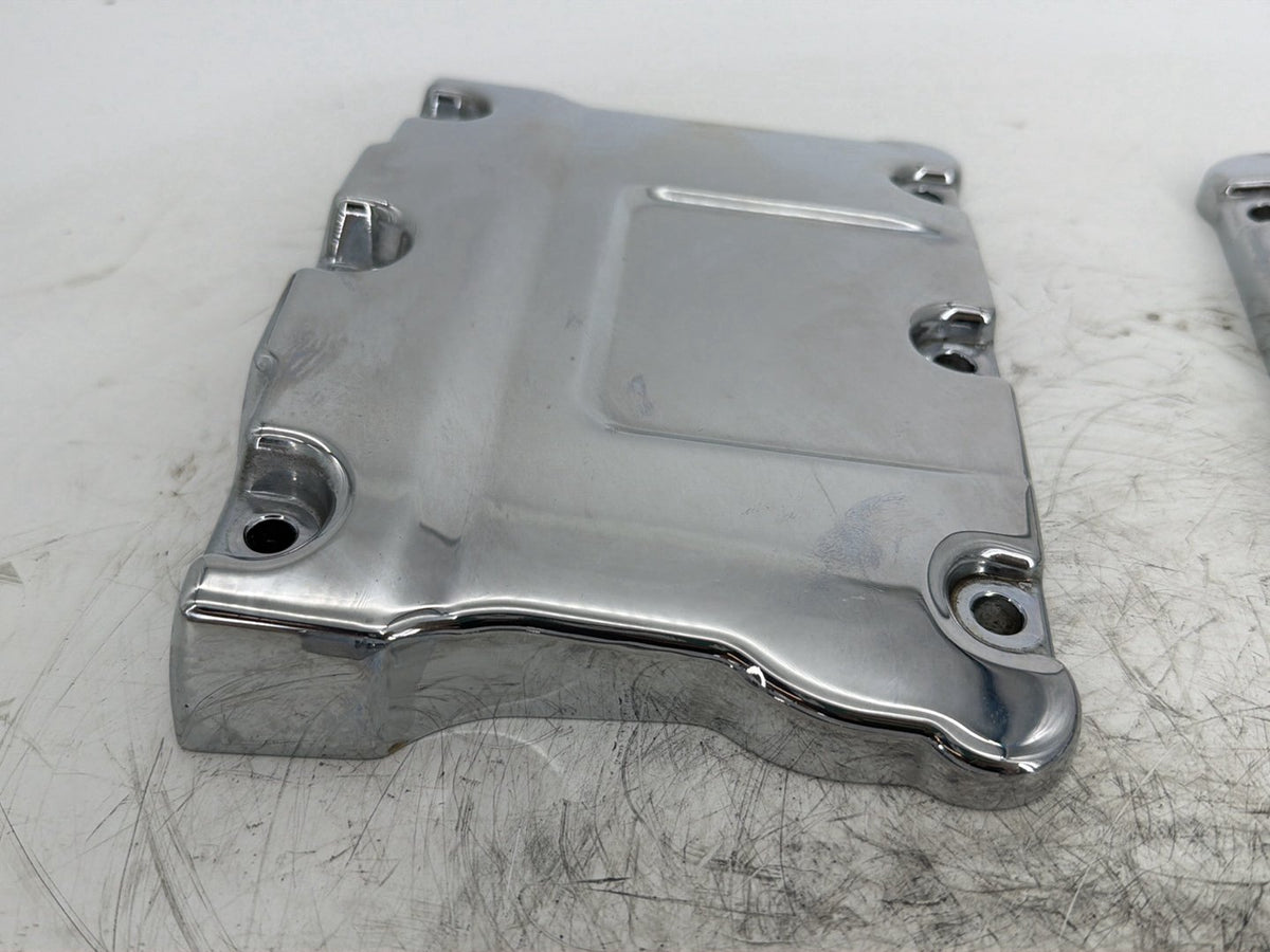 15 Harley Electra Glide Touring Ultra Low OEM Twin Cam Top Rocker Covers Chrome