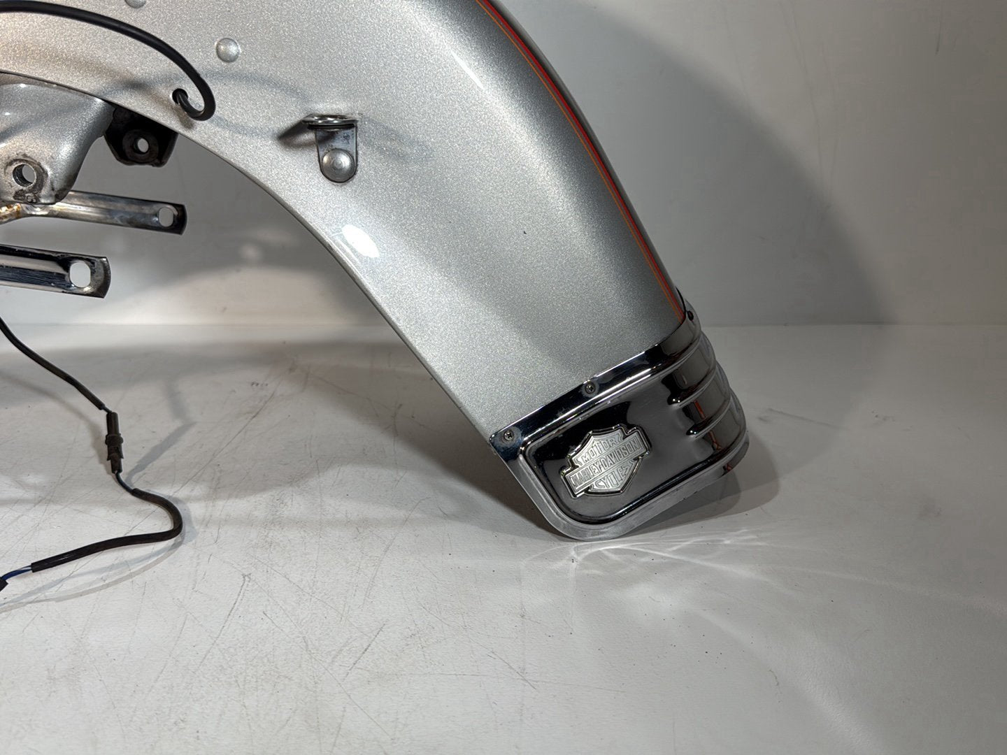 1984 - 1998 Harley-Davidson Touring Electra Glide Classic Front Wheel Fender Shell Panel w/ Bumper Rail Cushion Front