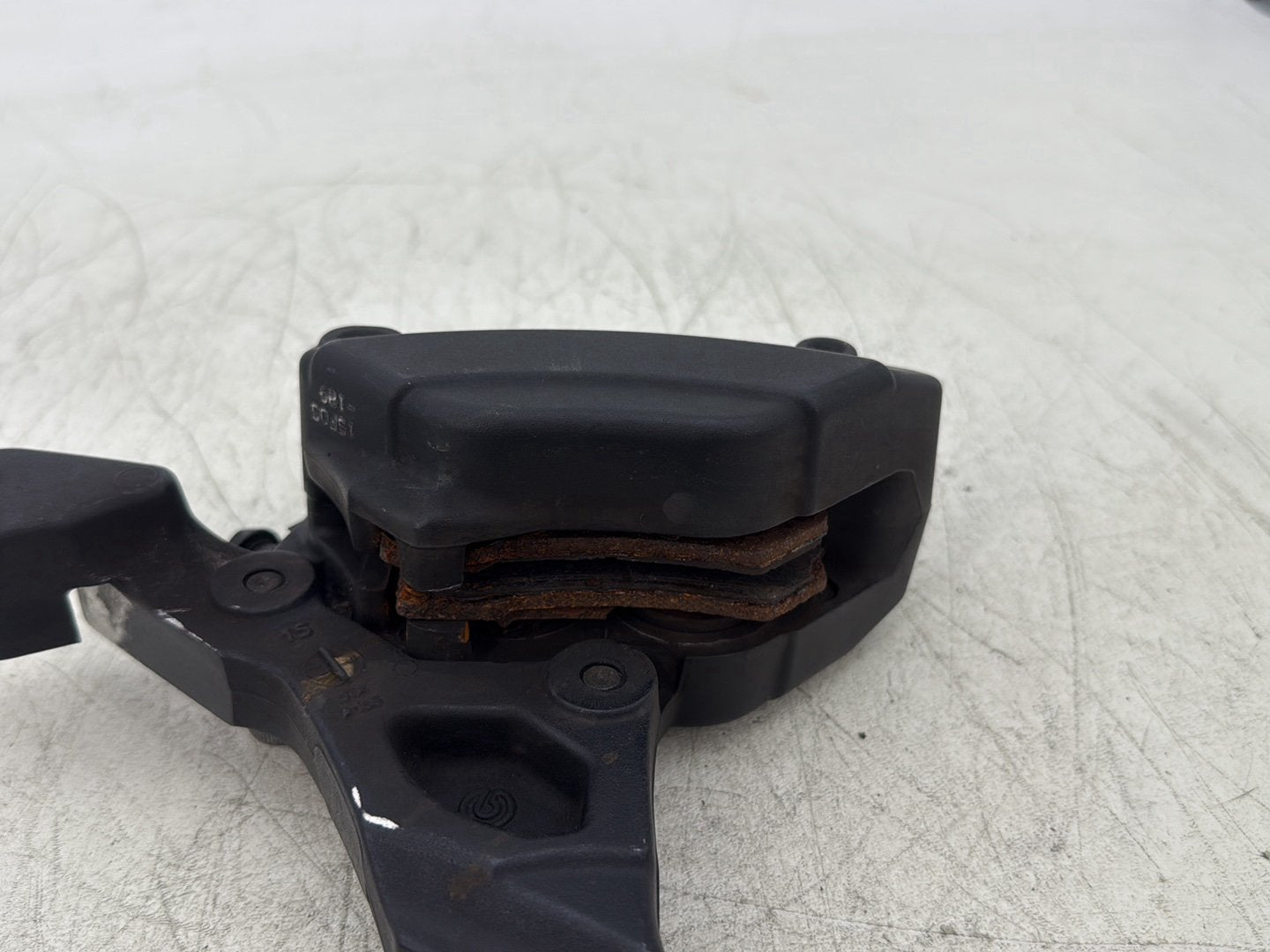2016 Harley Road King Touring FLHR OEM Rear Back Brake Caliper w/ Bracket