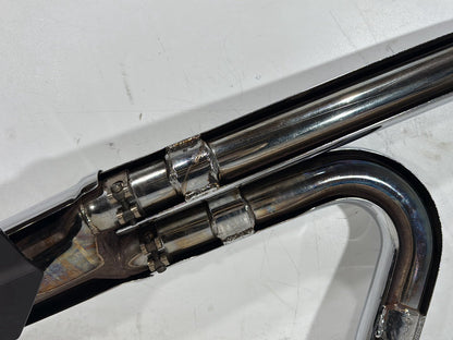1991 Harley Heritage Softail Exhaust Header Pipe Muffler BENT 2-1