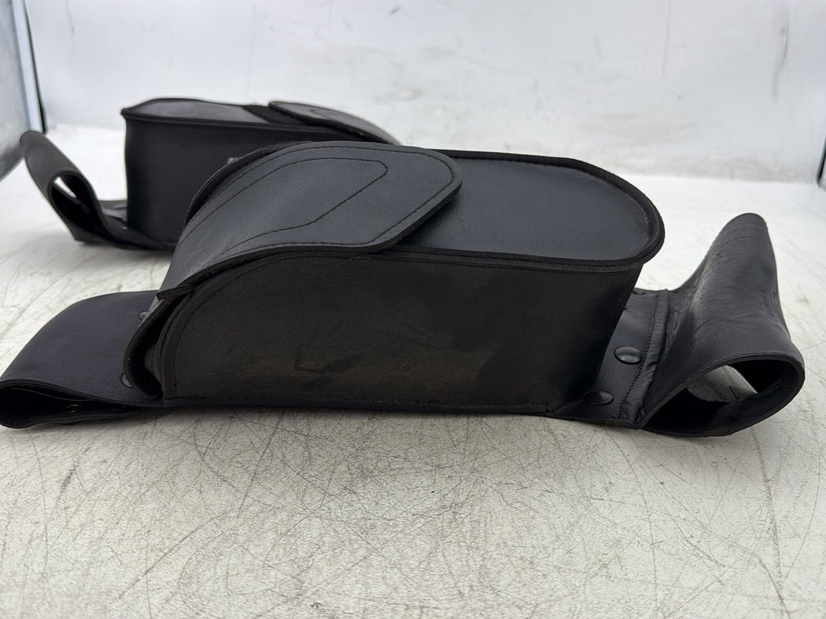 1998 Harley Touring Electra Ultra OEM Rear Left Right Saddlebags Luggage Leather