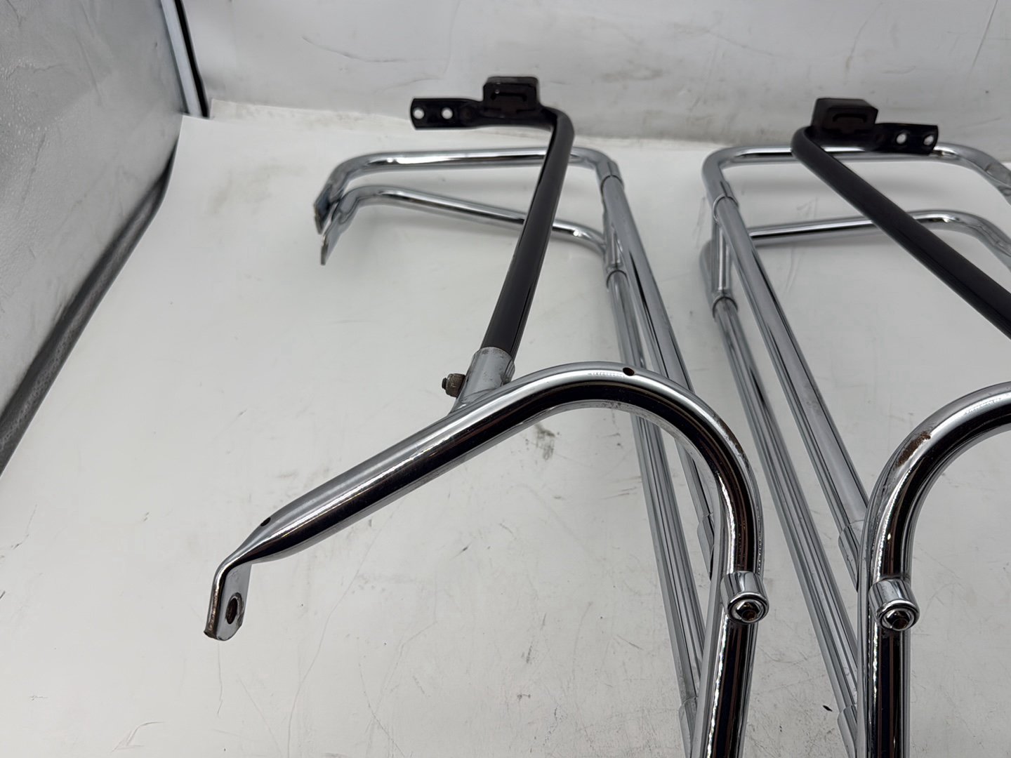 2007 Harley Touring FLHTP Electra Glide Police OEM Rear Left Right Saddlebag Guard Rails Bar