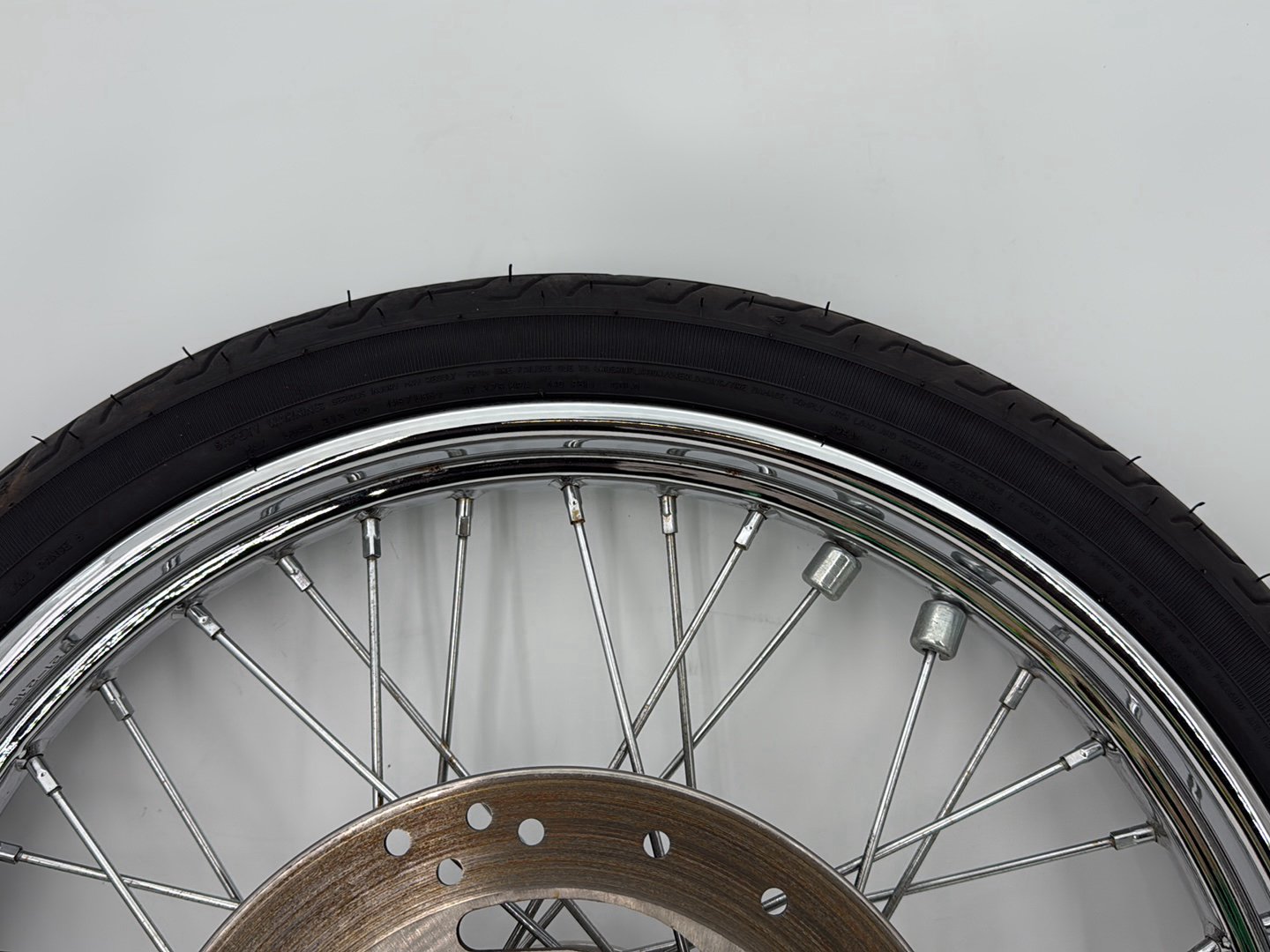 2006 Harley Sportster XL883C 883 Custom OEM Front Wheel Rim Tire Spoked