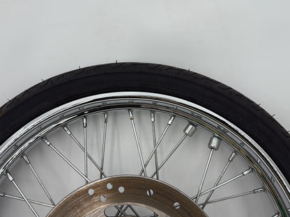 2006 Harley Sportster XL883C 883 Custom OEM Front Wheel Rim Tire Spoked