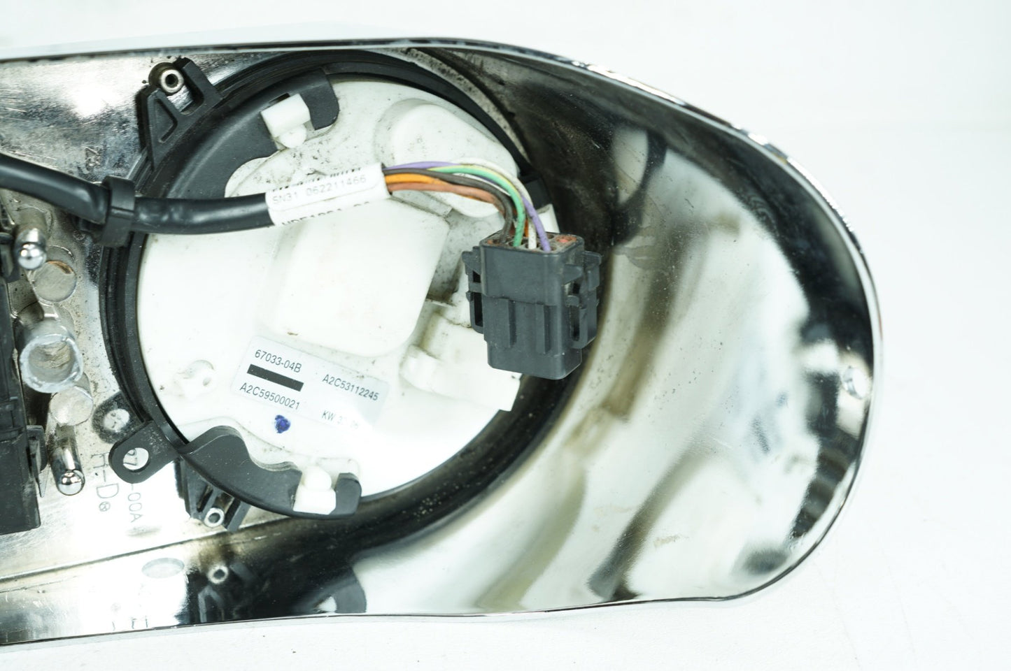 2007 - 2012 Harley-Davidson Softail Custom Fuel Tank Dash Console Speedometer NOKey 71250-00A