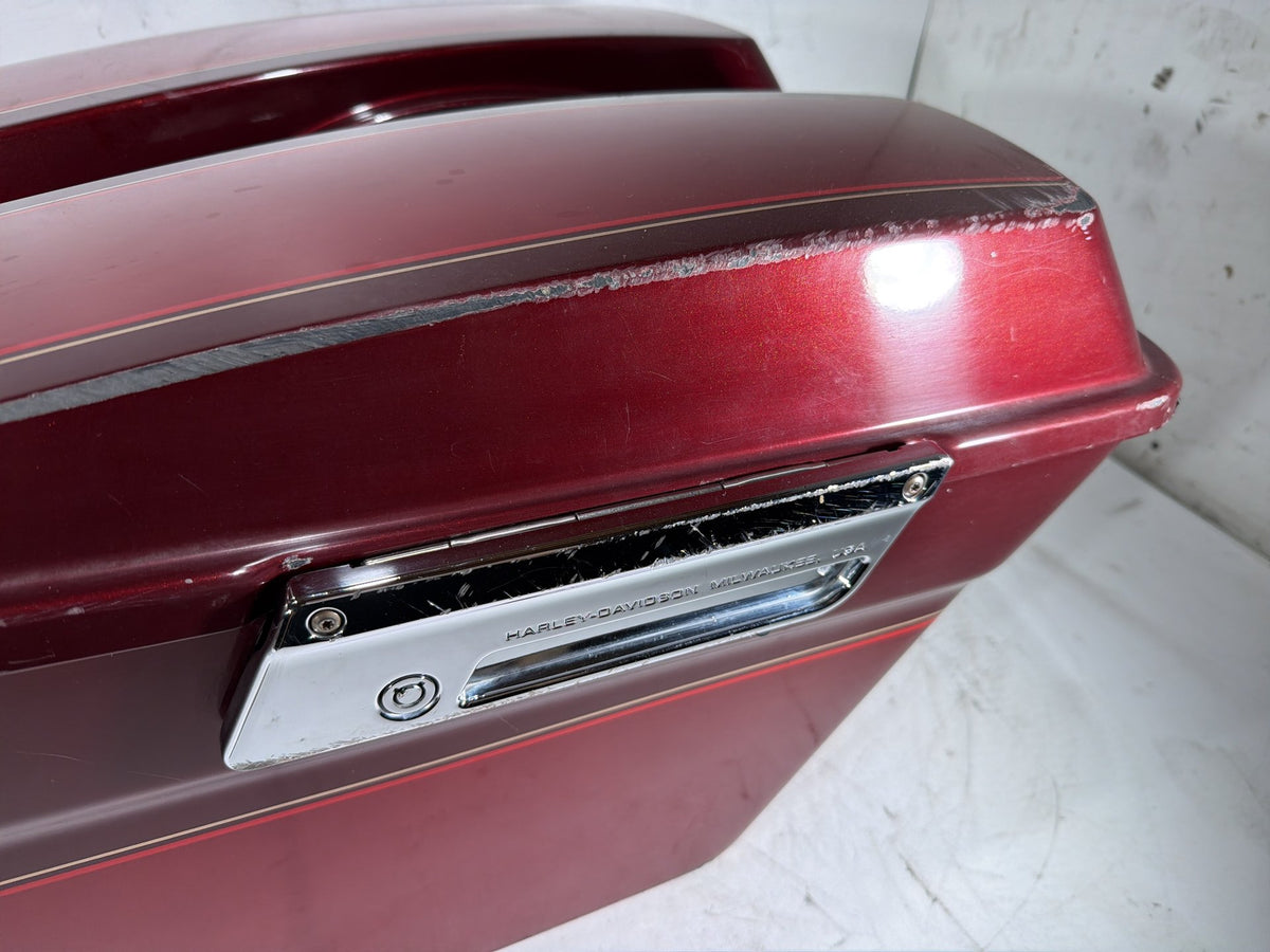 2008 Harley Electra Glide Touring Ultra OEM Left Right Saddlebags Luggage NOKey