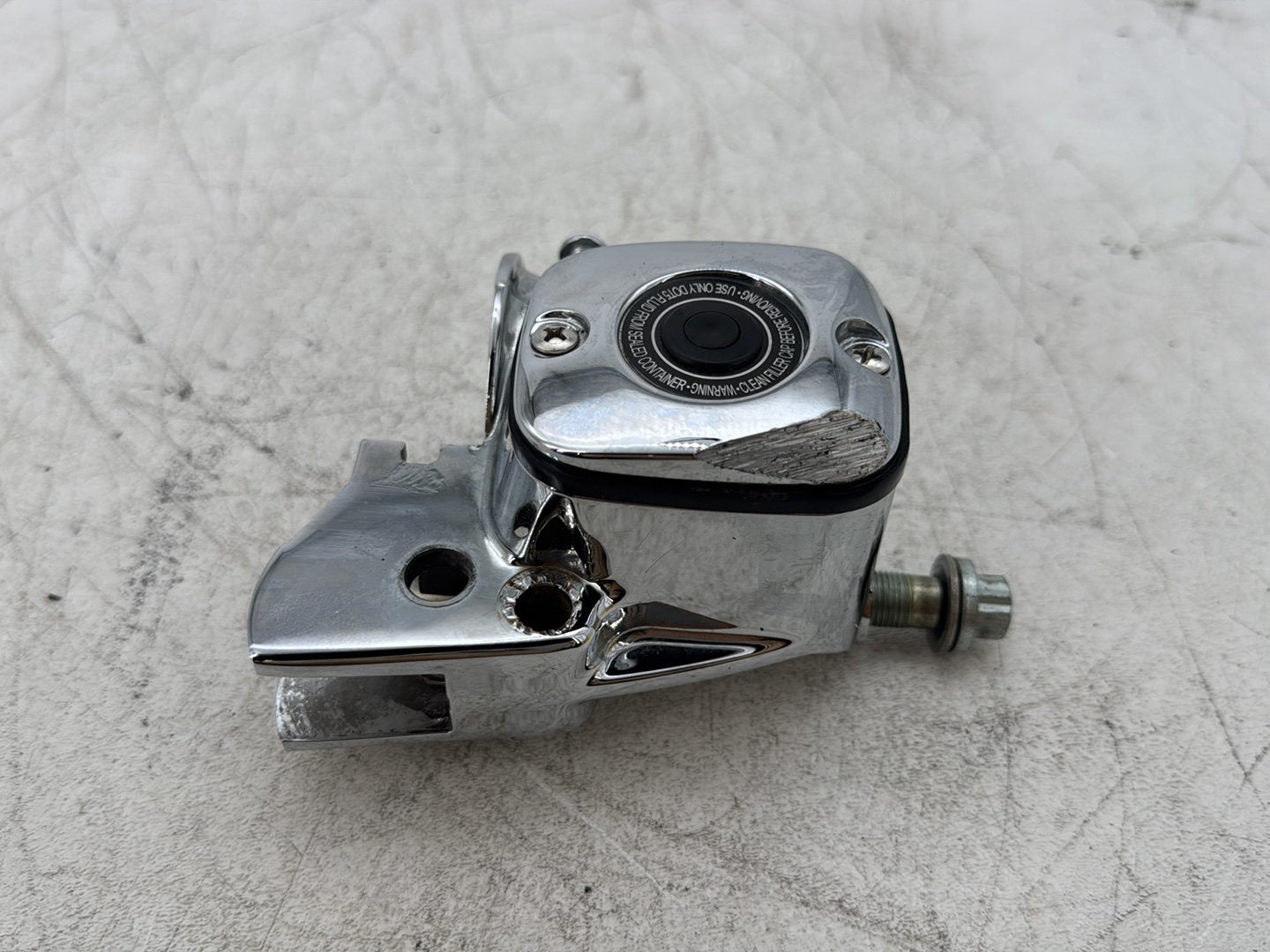 2003 Harley Dyna Wide Glide FXDWG OEM Front Brake Lever Master Cylinder Reservoir