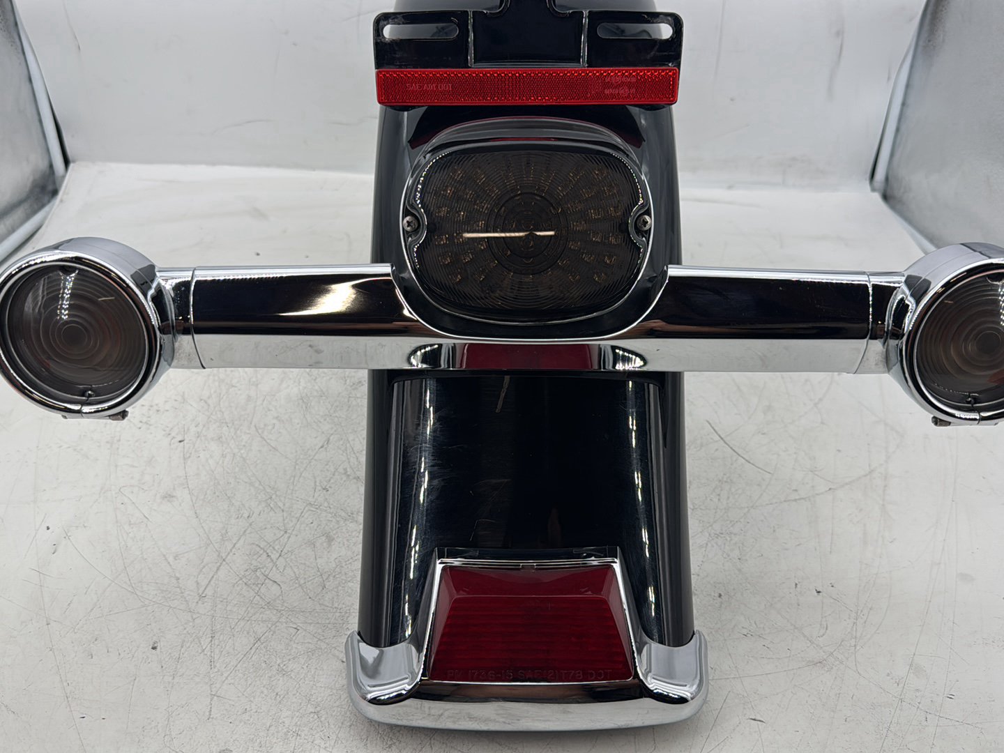 2007 Harley Softail Heritage Classic FLSTC OEM Rear Wheel Fender Turn Signal Indicators