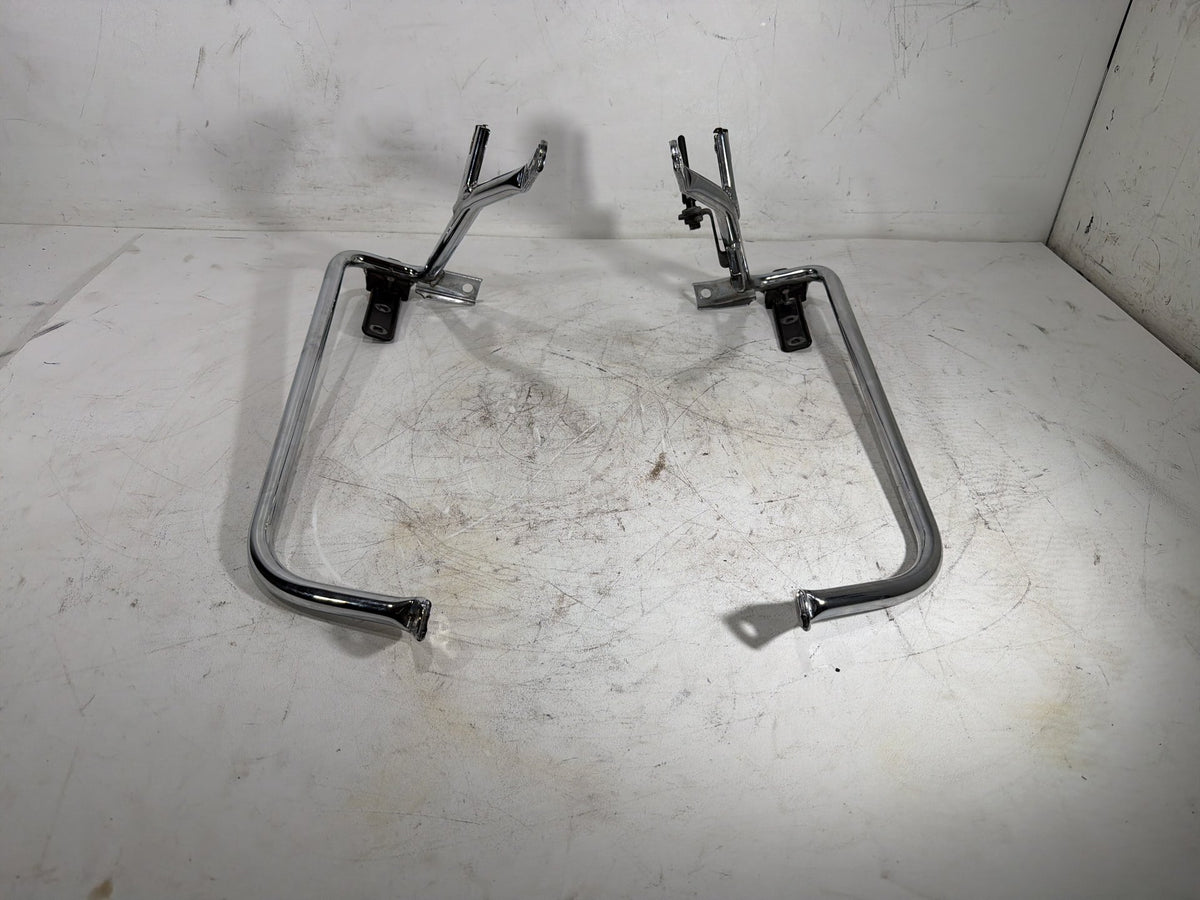 2009 Harley Street Glide Touring OEM Rear Left Right Saddlebag Guard Rails Bar