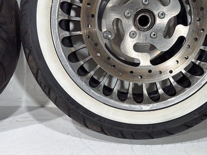 2013 Harley Electra Glide Touring Ultra FLHTCUI OEM Front & Rear Wheel Rim Tire