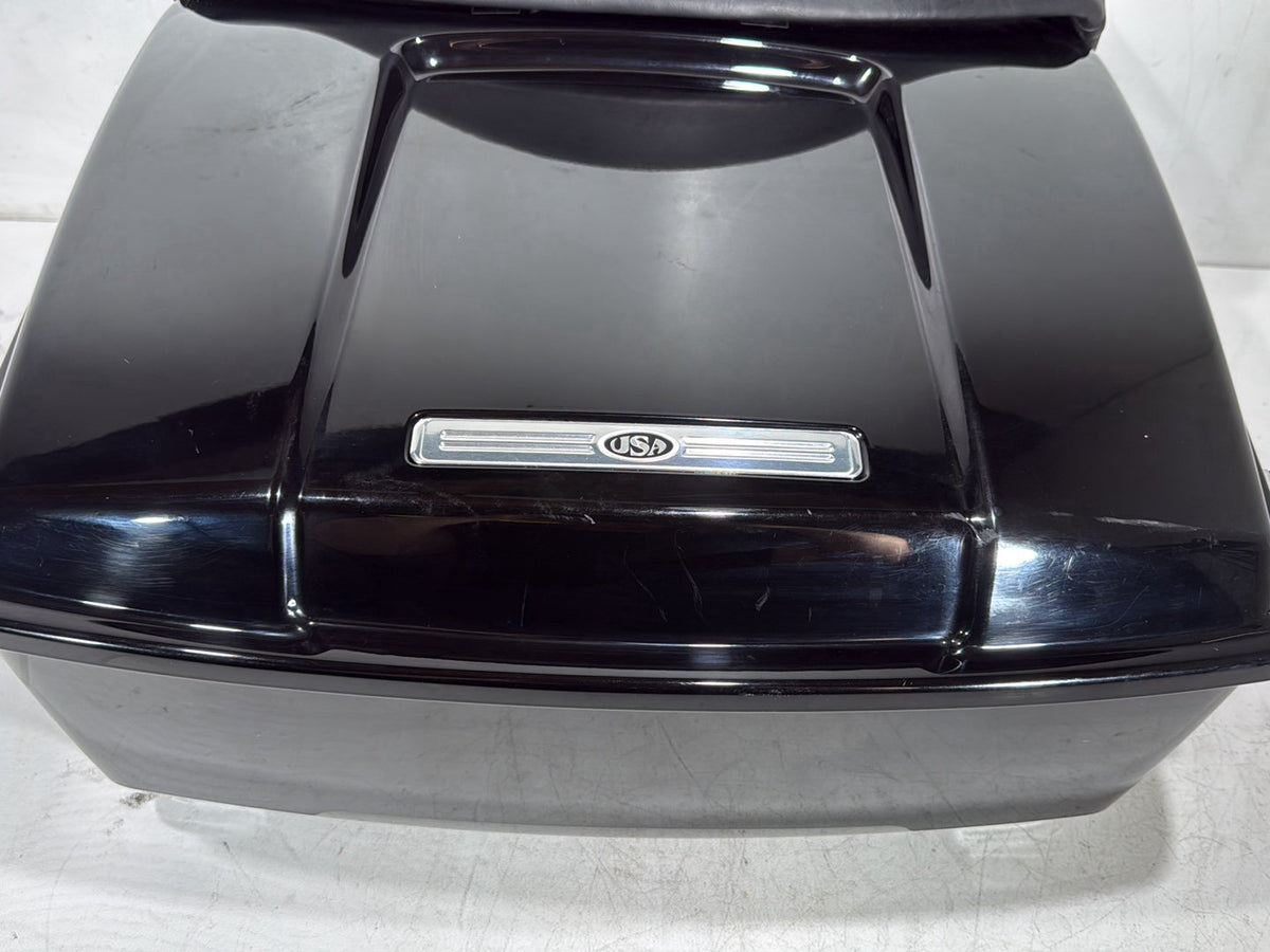 2010 Harley Street Glide Touring FLHX OEM Pass Backrest Tour Pak Luggage NOKey