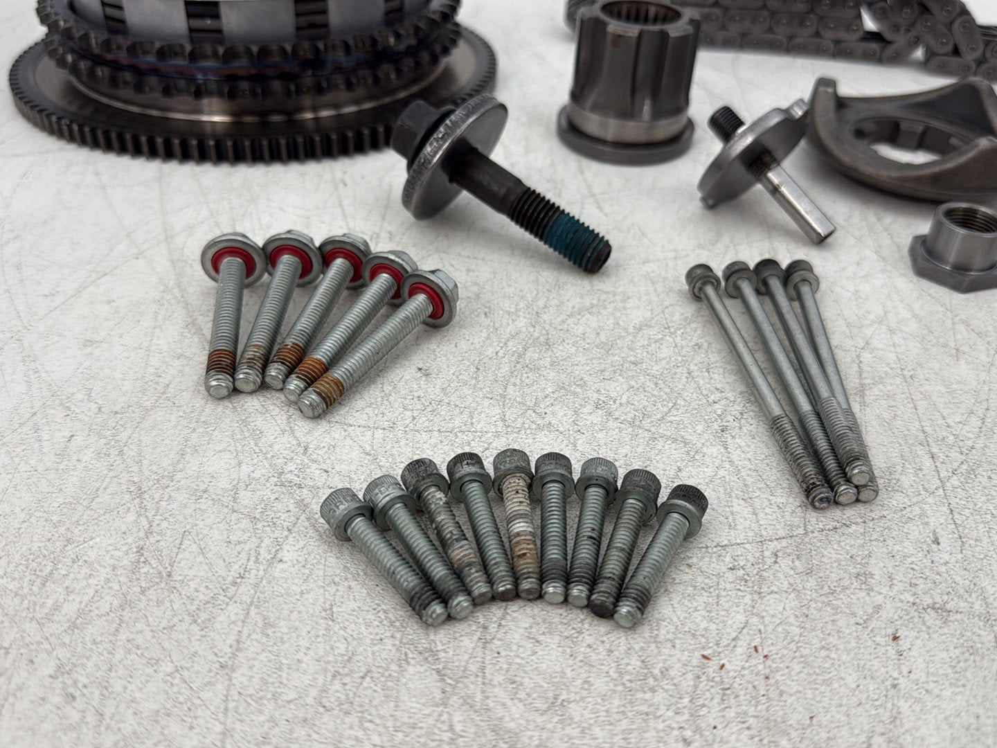 2010 Harley Dyna Fat Bob FXDF OEM Clutch Basket Chain Tensioner Kit