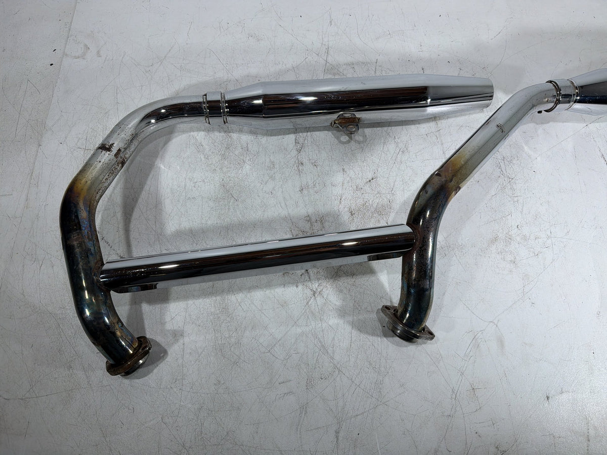 1991 Harley Sportster 883 Deluxe XLH883 OEM Exhaust Header Pipes Muffler