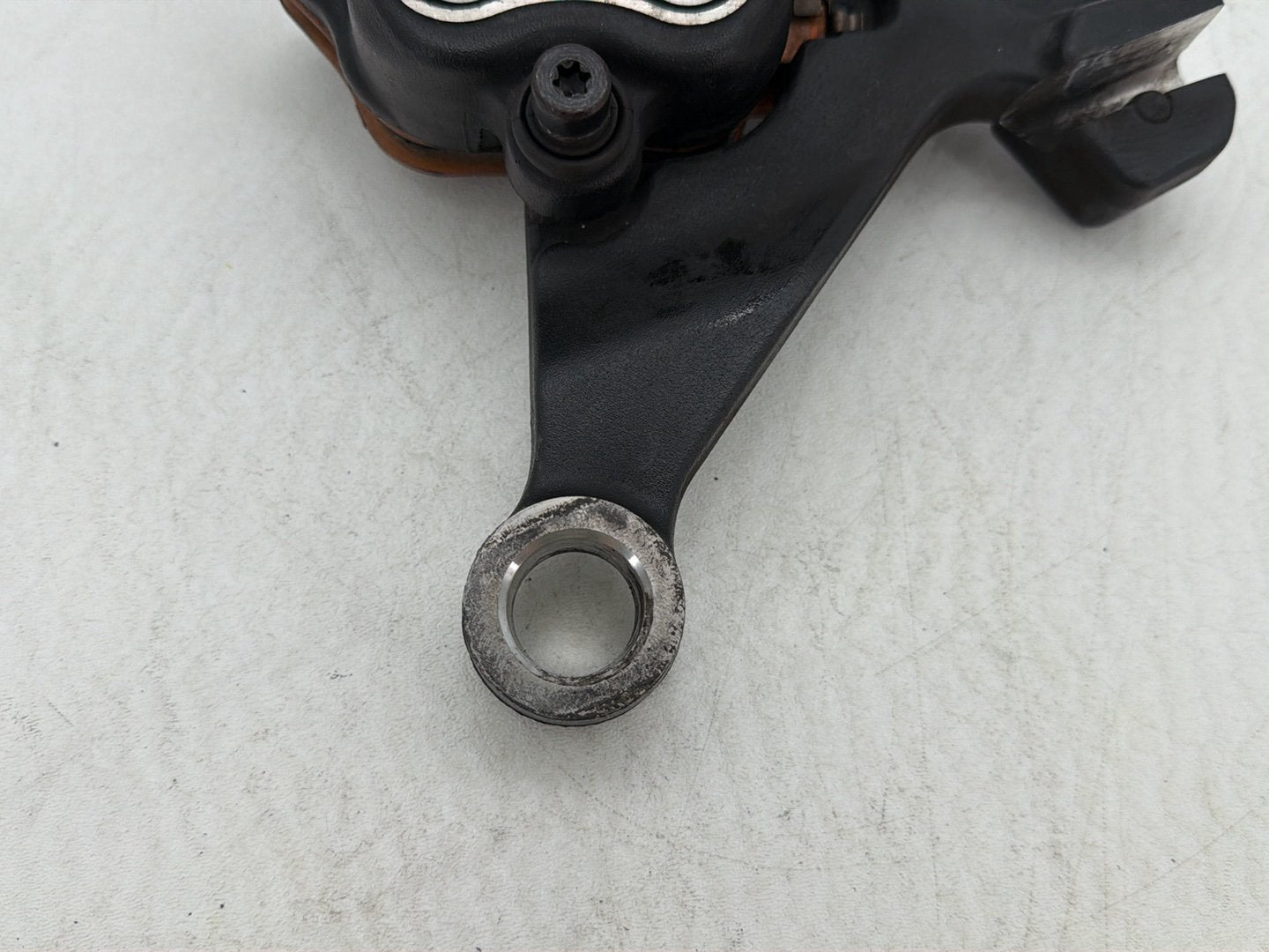 2009 Harley Dyna Street Bob FXDB OEM Rear Back Brake Caliper w/ Bracket