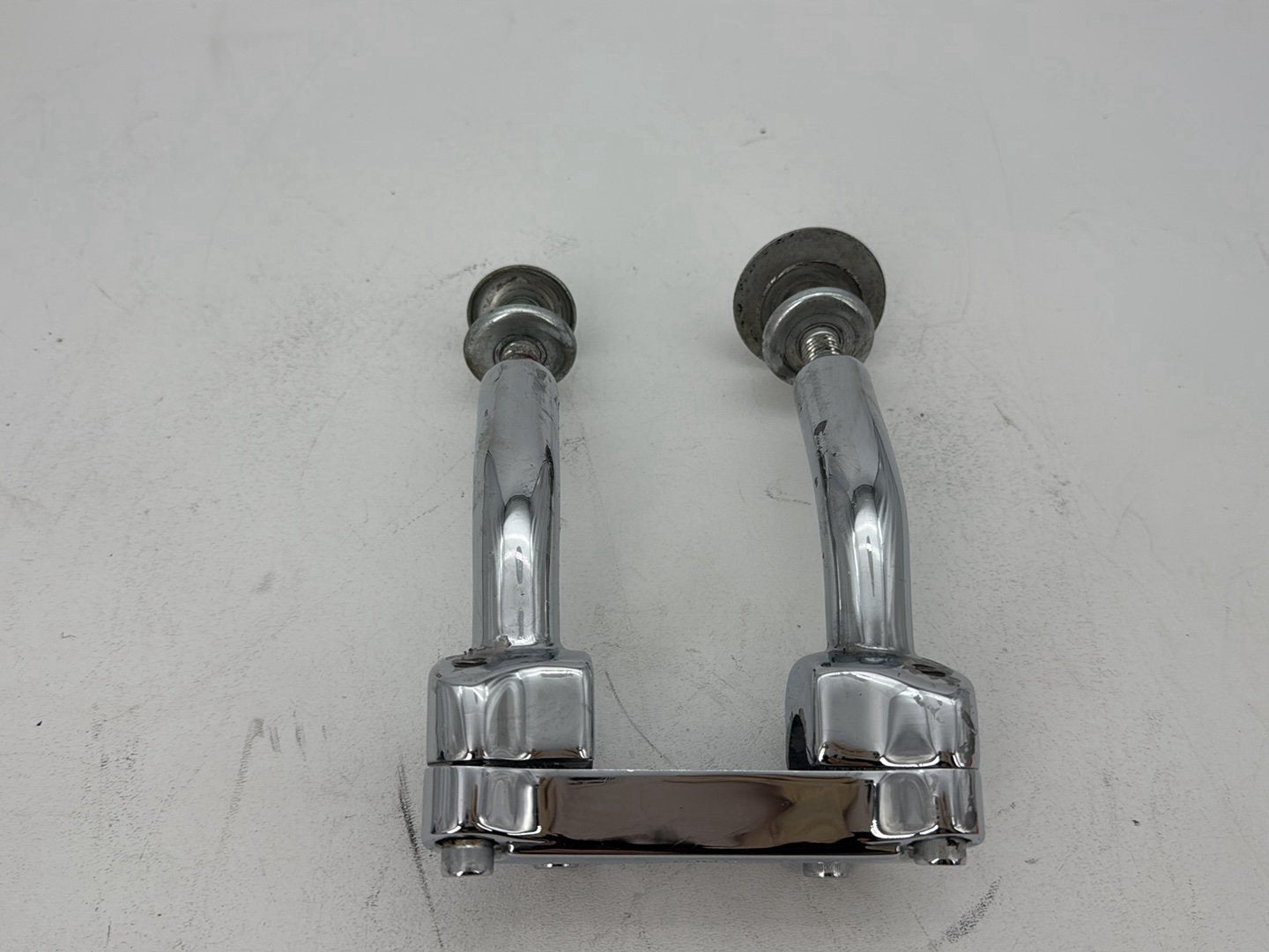 1998 Harley Road King Touring FLHRCI Classic OEM Front Handlebar Riser Top Clamp Chrome