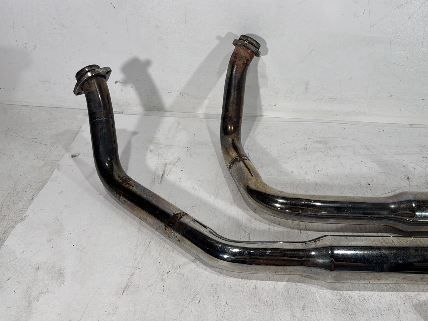 1997 Harley Sportster 1200 XL1200C OEM Exhaust Header Pipes Muffler SCRATCHED