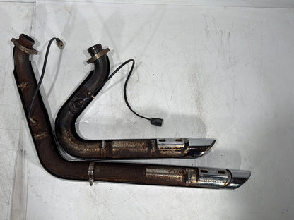 2015 Harley Dyna Low Rider FXDL OEM Exhaust Header Pipes Vance & Hines