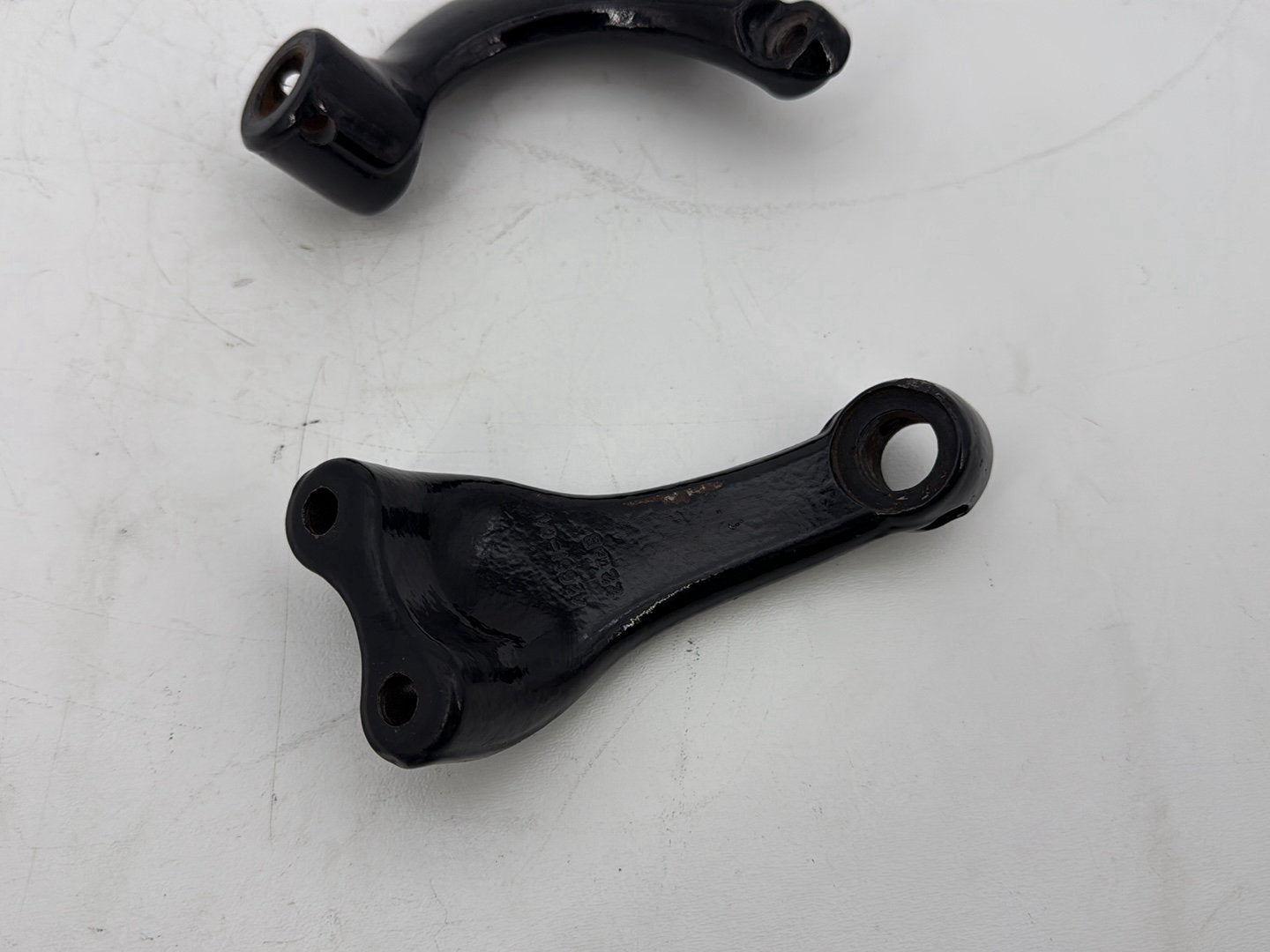 2009 Harley Sportster XL1200C 1200 Custom OEM Left Right Driver Footpeg Bracket Mounts