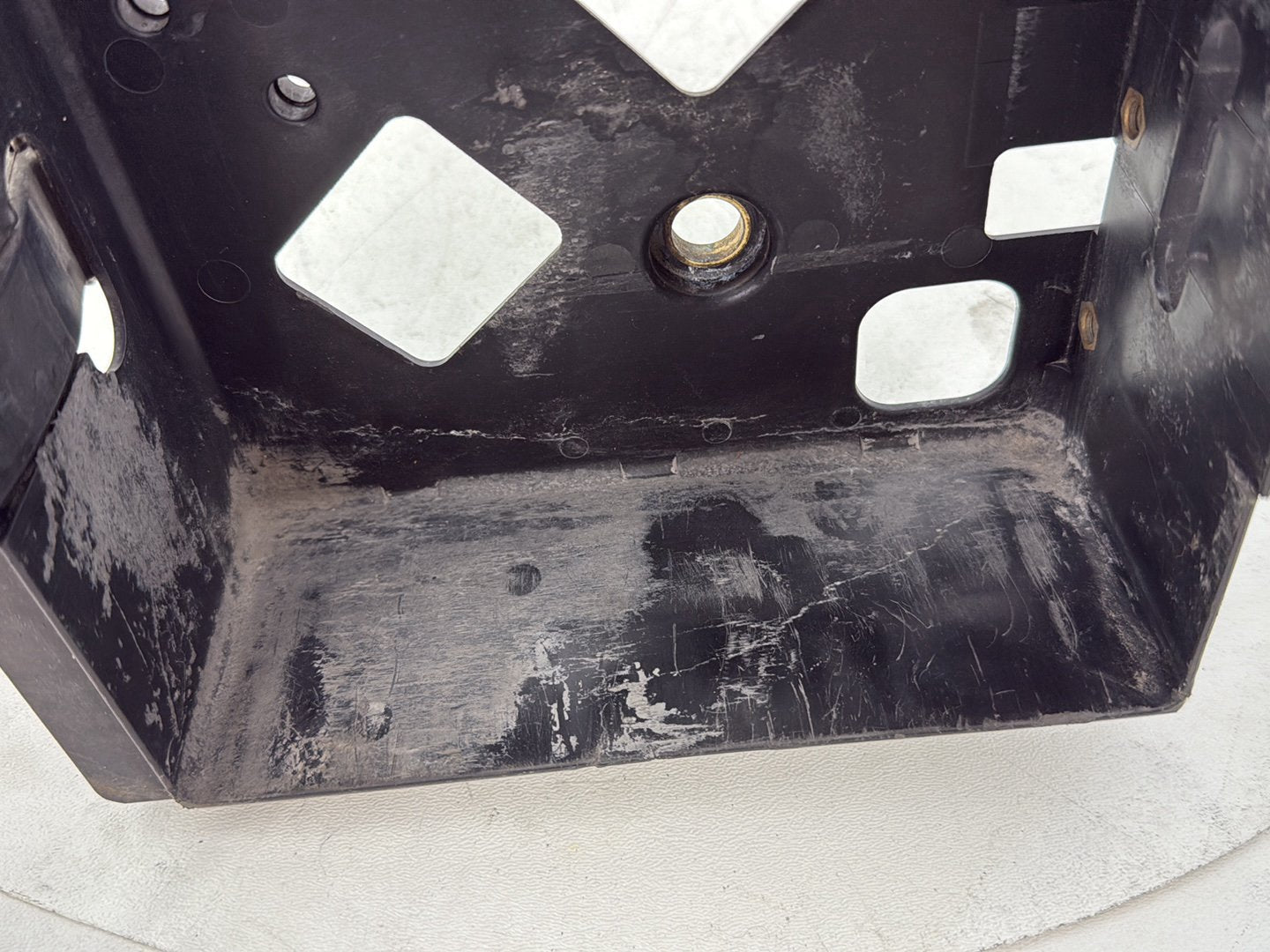 2012 Harley Dyna Fat Bob FXDF 103 OEM Battery Lower Box Tray 70379-06A