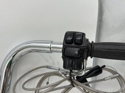 2005 Harley Touring FLHRCI Road King Classic OEM Handlebars Left Right Switches Controls