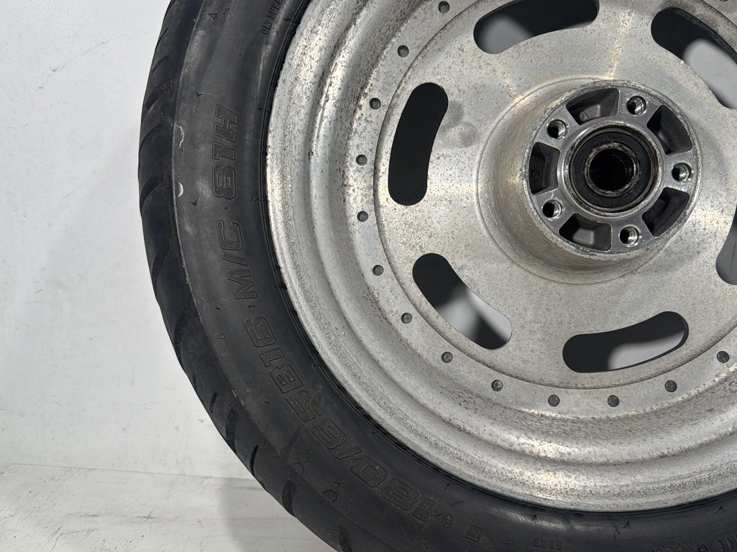 2012 Harley Dyna Fat Bob FXDF 103 OEM Rear Wheel Rim Tire