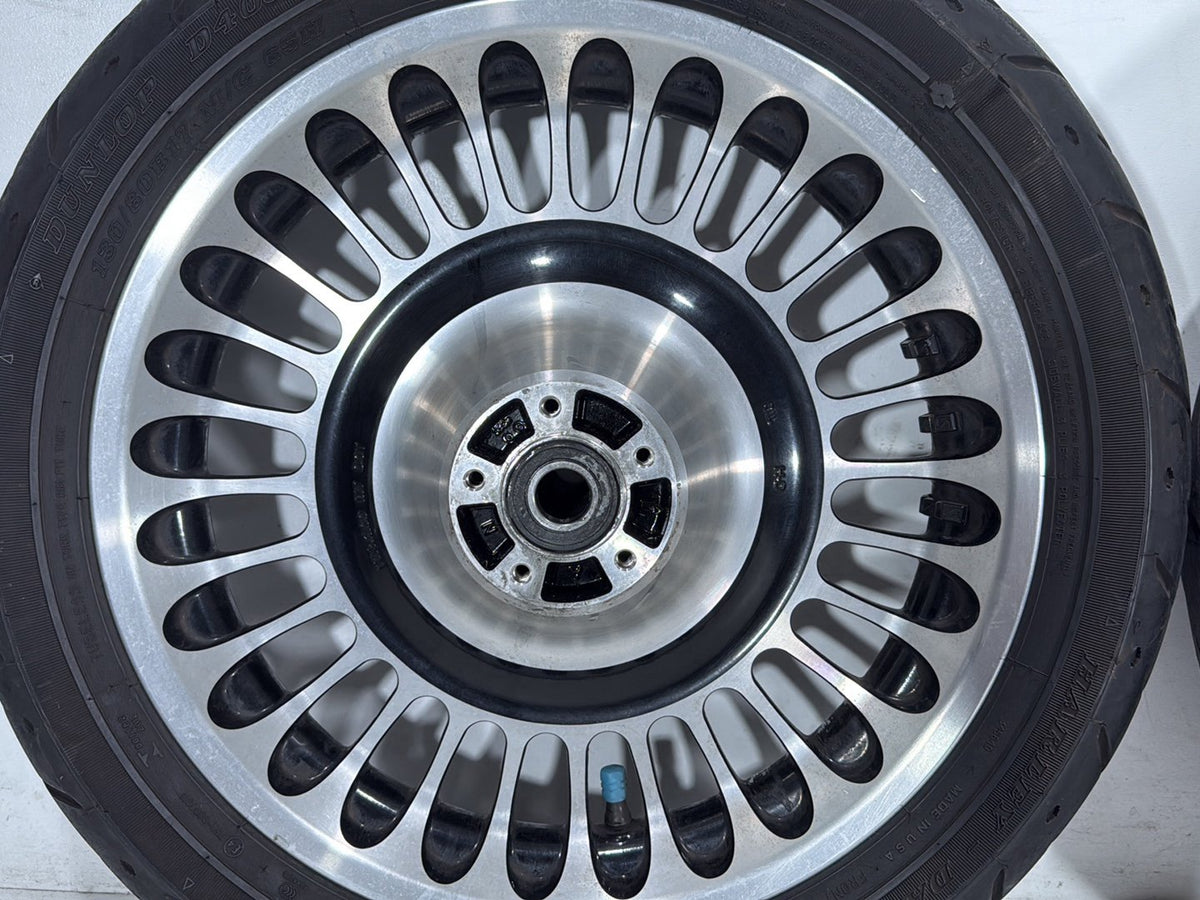 2012 Harley Electra Glide Touring Ultra Front & Rear Wheel Rim Tire 17" 16" NON-abs