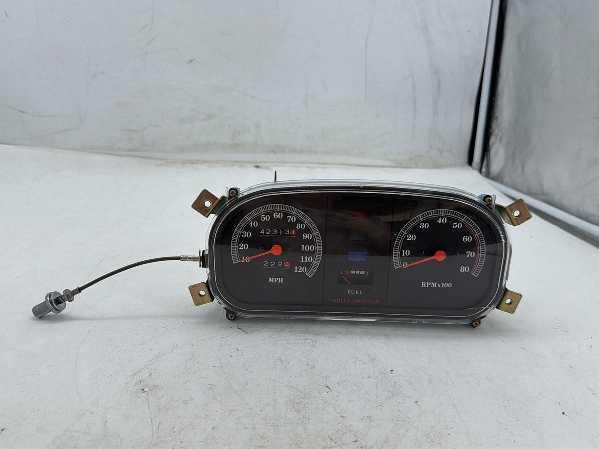 1992 Harley Electra Glide Touring Speedo Tacho Speedometer Tachometer Gauges 42K