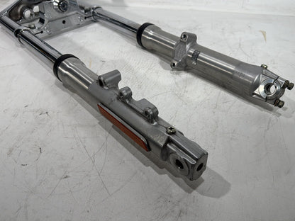 2003 Harley Dyna Wide Glide FXDWG OEM Front Triple Tree Set & LH RH Fork Legs Sliders