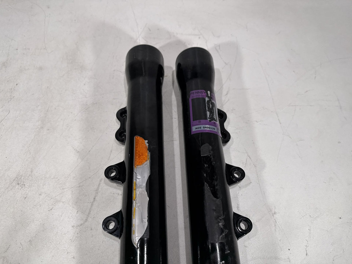 2016 Harley Dyna Fat Bob FXDF 103 OEM Front Left & Right Fork Legs Sliders