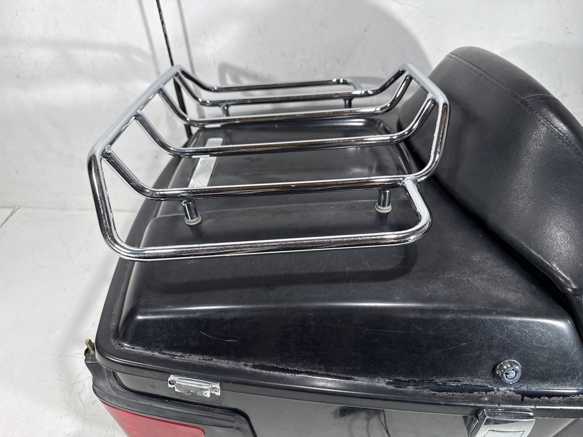2012 Harley Electra Glide Touring Ultra OEM Pass Backrest Tour Pak Luggage NOKey