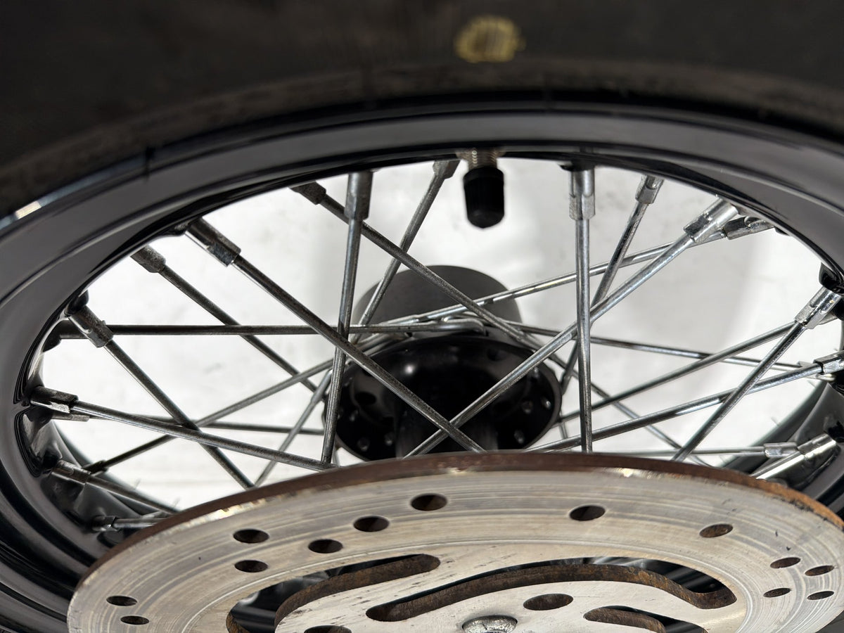2014 Harley Softail Slim FLS OEM Rear Wheel Rim Tire Spoked 16"