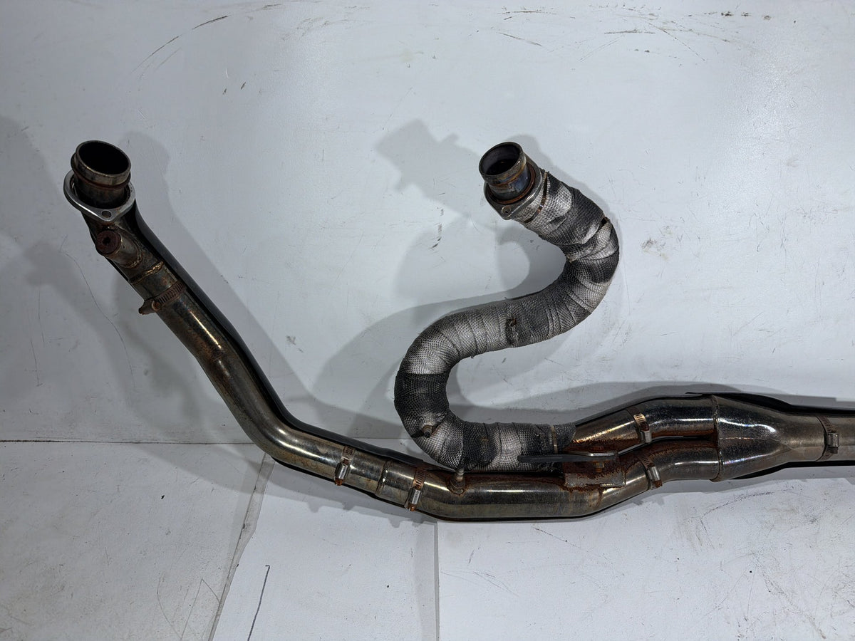 2011 Harley Electra Glide Touring Exhaust Header Pipe Muffler BASSANI 2 into 1