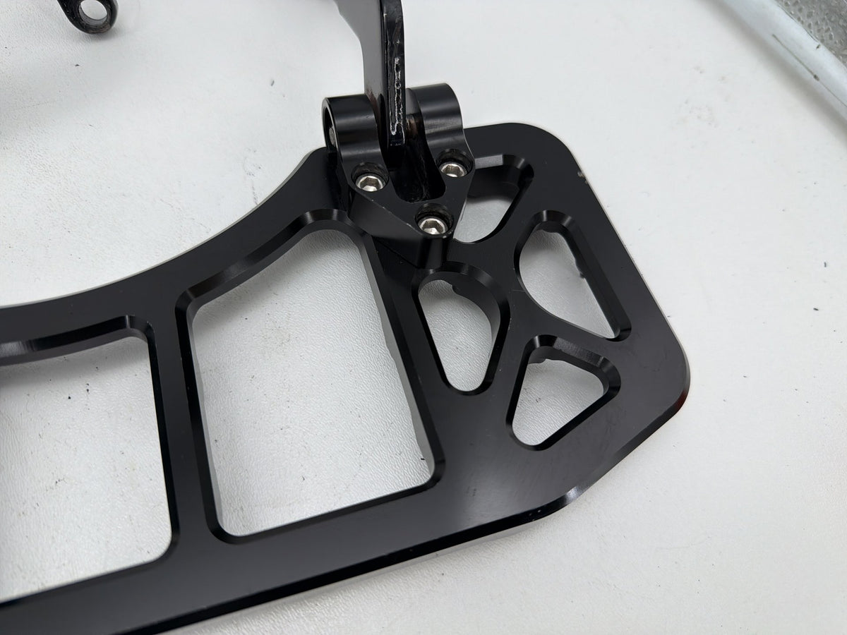 06 Harley Street Glide Touring Left Right Driver Floorboard Foot Rest CNC Billet