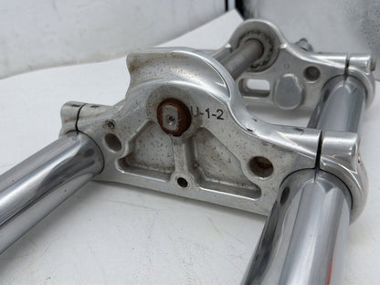 2009 Harley Dyna Street Bob FXDB OEM Front Triple Tree Set & LH RH Fork Legs Sliders