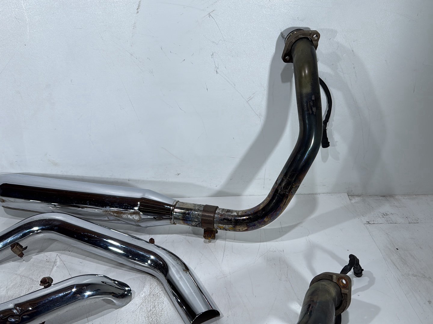 2013 Harley Forty-Eight Sportster 1200X OEM Exhaust Header Pipes Muffler