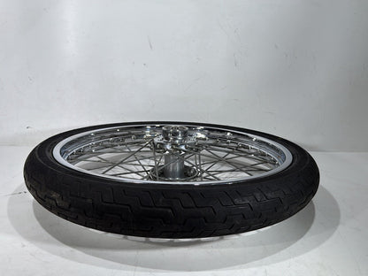 2000 Harley Dyna FXDWG Wide Glide OEM Front Wheel Rim Tire Spoked