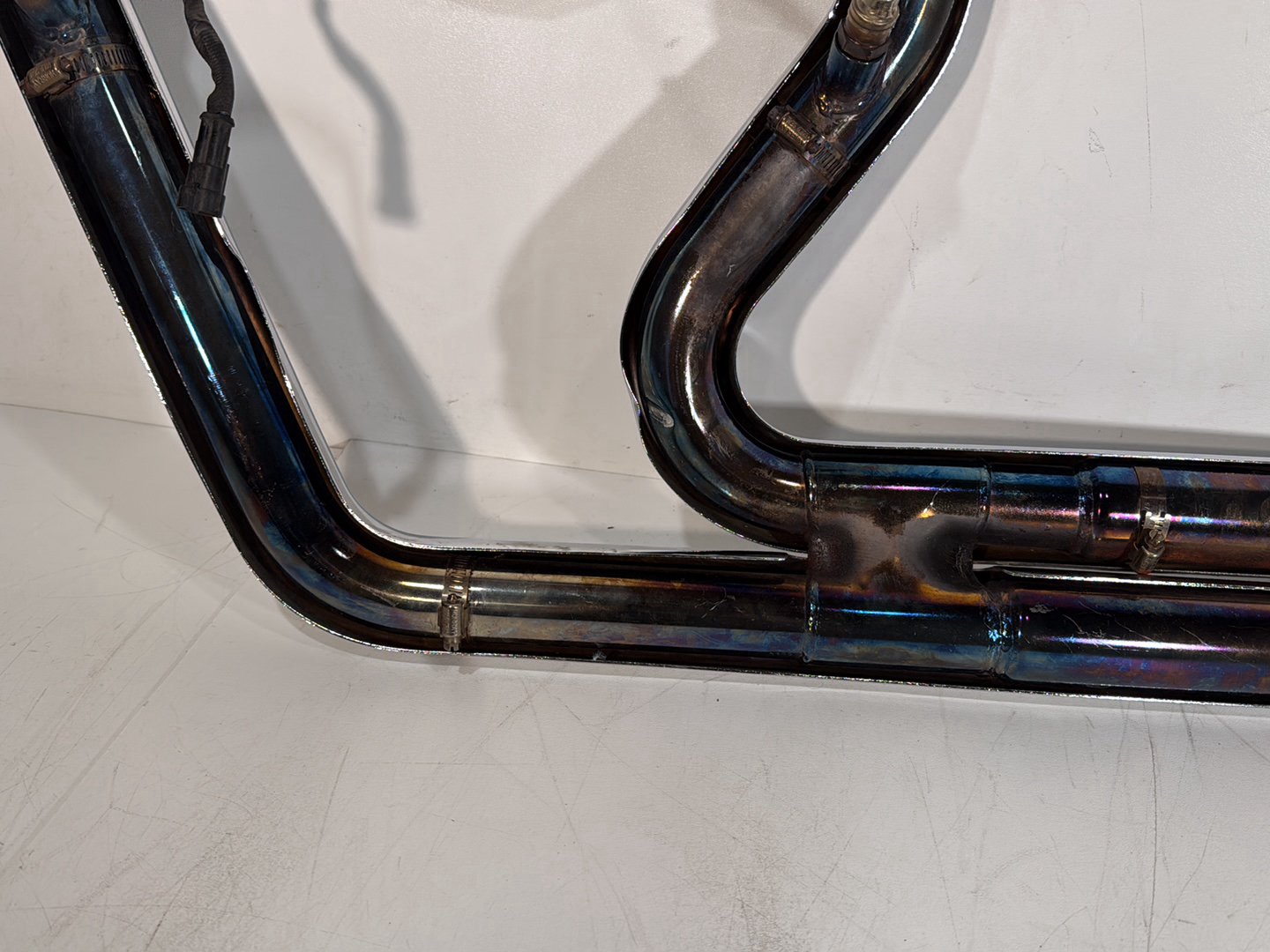 2007 - 2017 Harley-Davidson Dyna Super Glide Custom Exhaust Header Pipes Vance & Hines 65631-06