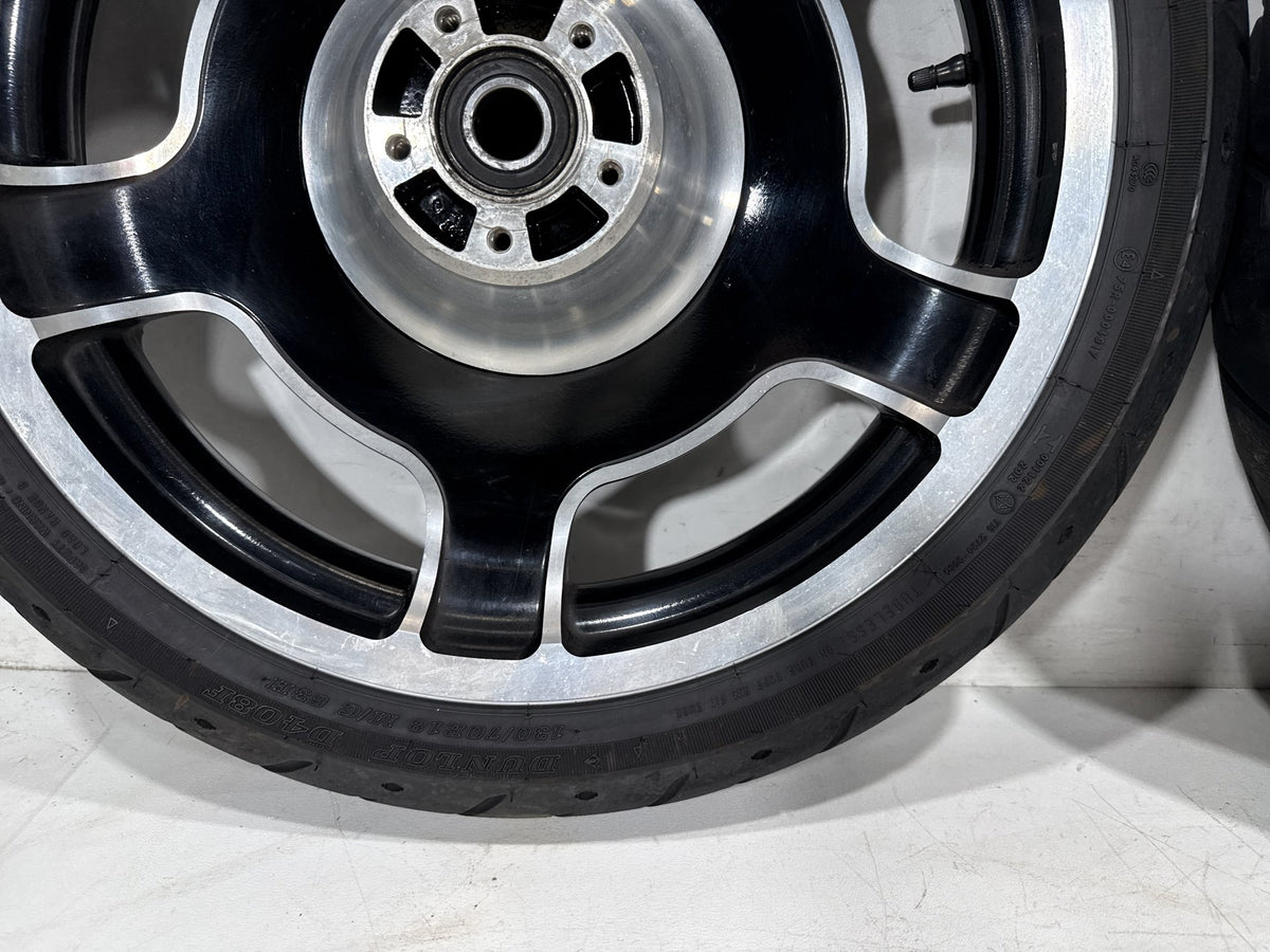 2012 Harley Street Glide Touring FLHX OEM Front & Rear Wheel Rim Tire 17" 16"