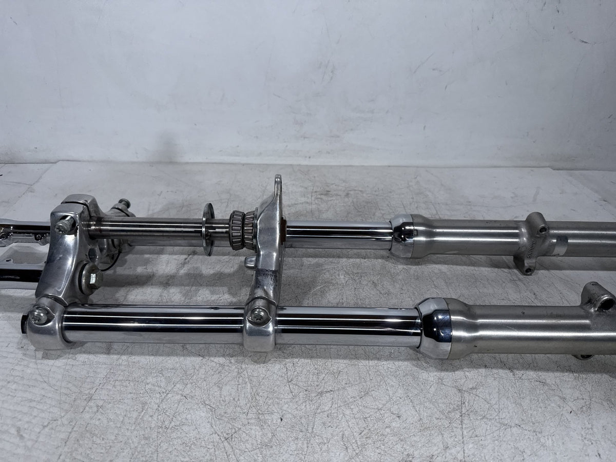 00 Harley Sportster 1200 XL1200C Front Triple Tree Set & LH RH Fork Legs Sliders