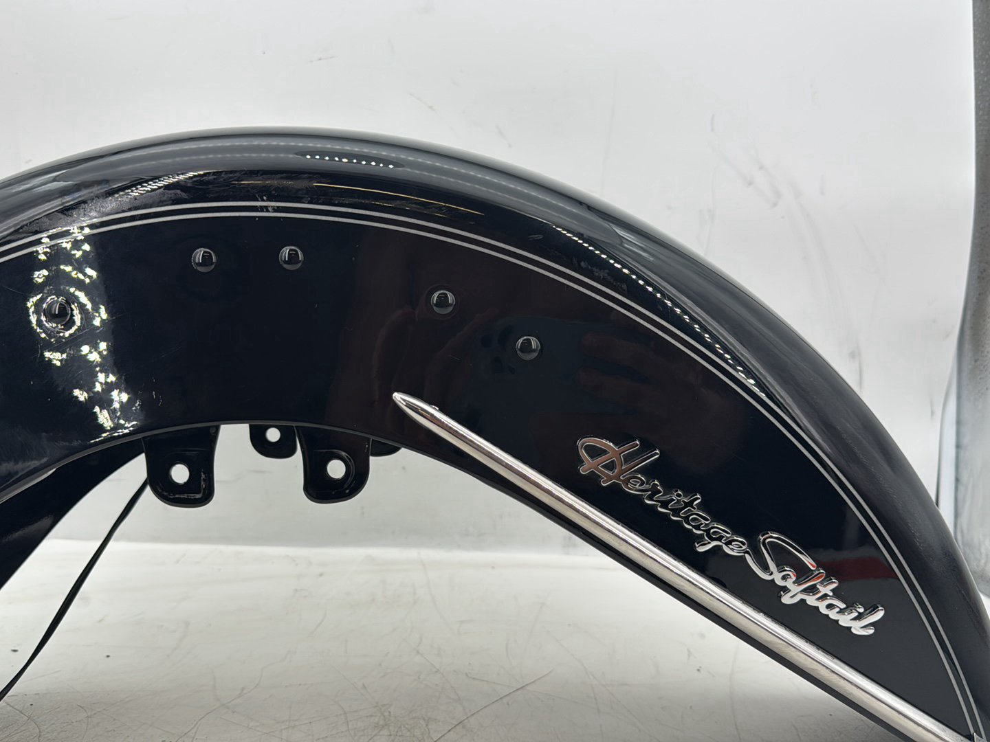 2007 Harley Softail Heritage Classic FLSTC OEM Front Wheel Fender Shell Panel